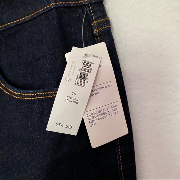 Old Navy Rockstar mid rise Dark wash jeans Size 16 - Picture 6 of 12